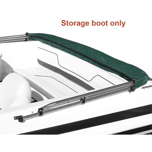 SavvyCraft Bimini Top Cover Boot, Green, Pontoon Square Frame 96"-103" W - color: Green, size: Pontoon Square Frame 96"-103" W
