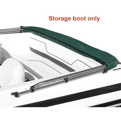 SavvyCraft Bimini Top Cover Boot, Green, Pontoon Square Frame 96"-103" W - color: Green, size: Pontoon Square Frame 96"-103" W