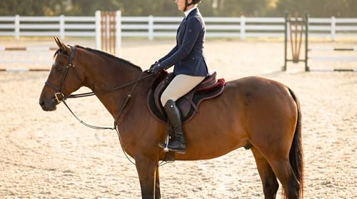 St. Charles Horse Quilted English Saddle PAD Trail Contour Fleece Lined Black Brown 72108