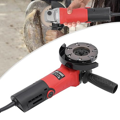 Electric Hoof Trimmer，110V Electric Hoof Repair Machine with 7 Blades，Livestock Sheep Foot Goat Hoof Trimmer Set Horses Trimming Tools Kit Specifically Tool Used for Trimming