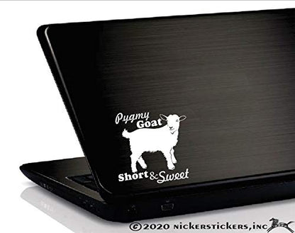 Pygmy Goat Short & Sweet | NickerStickers® Vinyl Window Decal Sticker