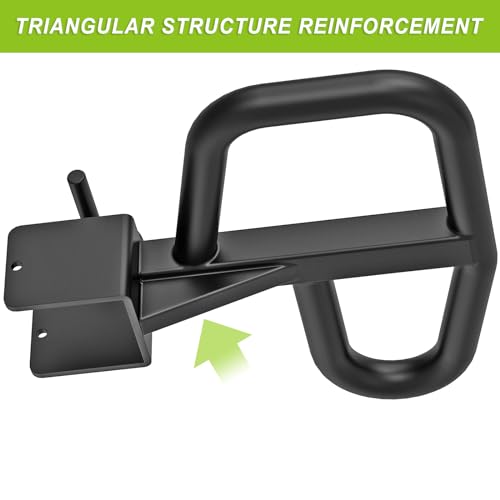 SELEWARE Dip Bar Attachment for Power Rack, 2 x 2 Tube, Multi Grip Handle - color: Multi Grip Dip Bar Attachment for 1" or 5/8" Hole of 3x3 inch Rack