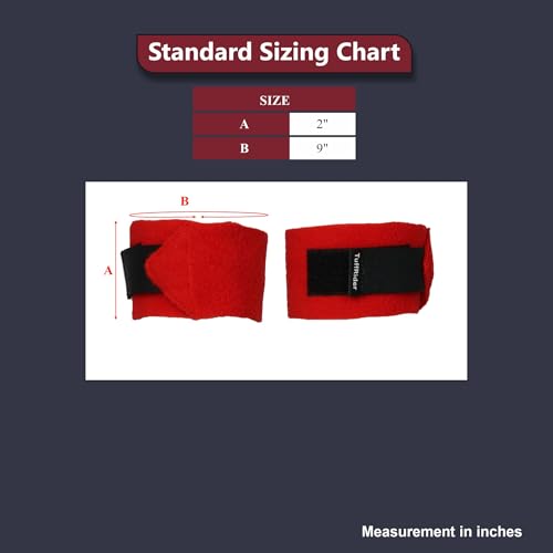 TuffRider Pony Pals Polo Wraps Set of 4-Red - color: Red