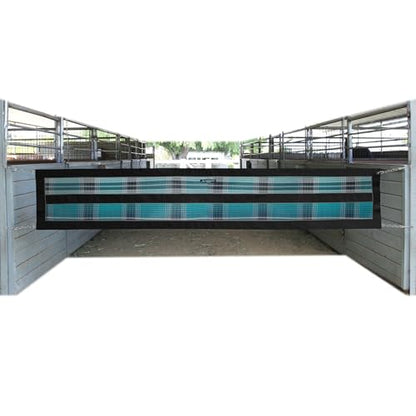 Kensington Aisle Guard with Hardware and Chain Sides to Keep Horse Secured in Barn Aisle - 10' to 12', Atlantis - color: 2021 - Atlantis