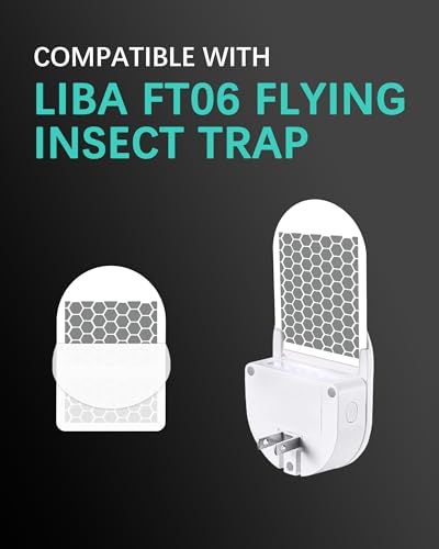 Shootingstar 24 Pack Refill Glue Cards for LiBa FT06 LiBa Fly Trap Plug-in