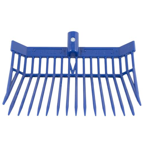Dura-Tech Platinum Manure Fork for Horses | Constructed by Professional Horsemen | 100% Plastic & Chemical Free | Cold Weather Resistant | Made in USA