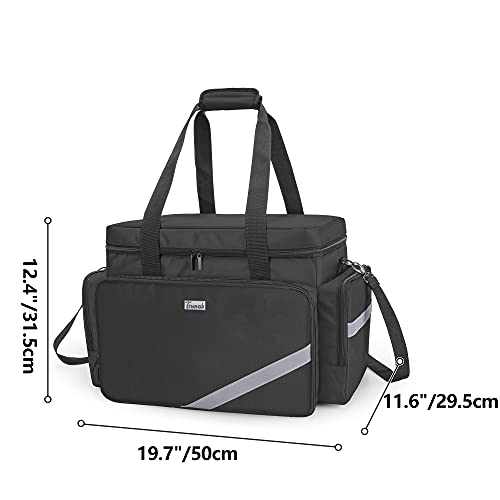 Trunab First Aid Bag Medical Bag Emergency Responder Trauma Bag - color: Black