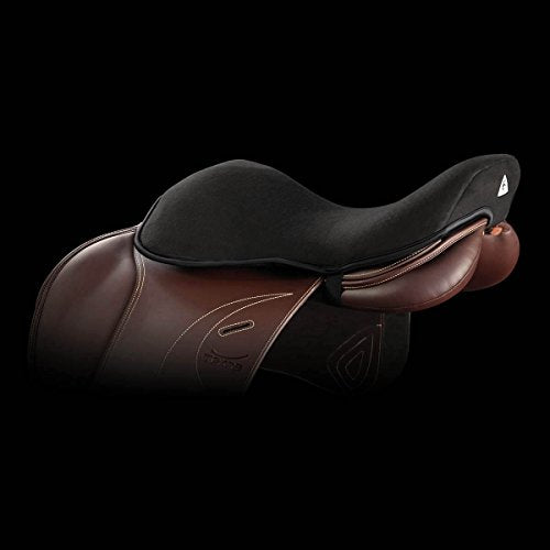 Acavallo Air Plus Gel Seat Saver Dri-Lex, 10 mm, Large, Black - size: Large