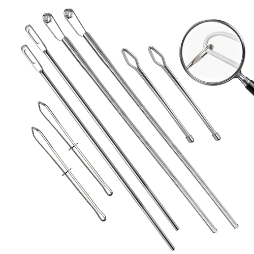 8PCS SJYOPIN Drawstring Threader Tool, Stainless Steel Threading Tool Kit | No More Missing Tools: The kit Provides Everything You Need