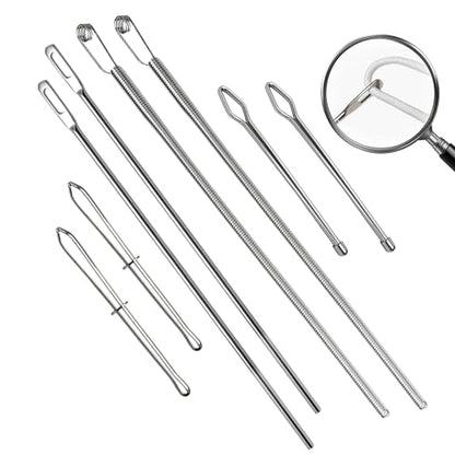 8PCS SJYOPIN Drawstring Threader Tool, Stainless Steel Threading Tool Kit | No More Missing Tools: The kit Provides Everything You Need