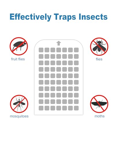 Shootingstar Flying Insect Trap Refill for Mosalogic UVA Fly Trap, 40 Pack - style: 40 Pack