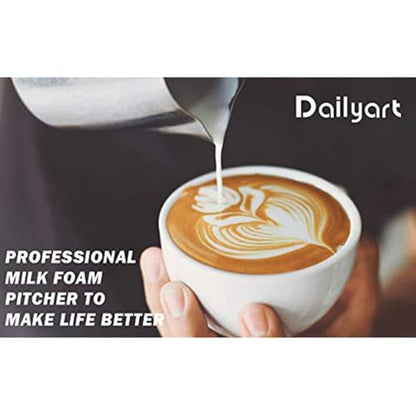 Dailyart Small Milk Frothing Pitcher 6.8oz/200ml Milk Steamer Cup - size: 6.8 Ounces
