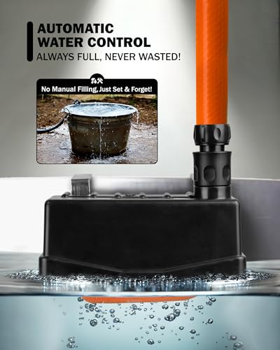 Stock Tank Float Valve – Livestock Water Tank Float – Water Trough Float Valve for Cattle, Goat, Chicken & Horse Water Trough Float | Pond, Fountain, Pool – 3/4" Connector Included
