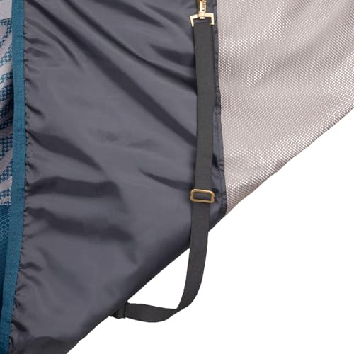 HORZE Nevada 600D Lightweight Waterproof Summer Horse Turnout Sheet - Legion Blue - 78 in