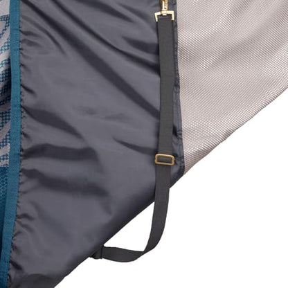 HORZE Nevada 600D Lightweight Waterproof Summer Horse Turnout Sheet - Legion Blue - 84 in
