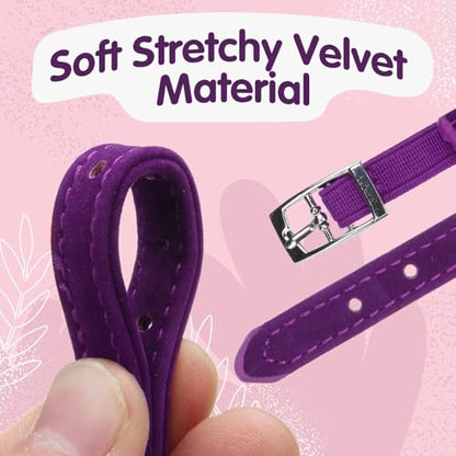 BINGPET Diamond Cat Collar with Bell, Adjustable Kitten Collar, Purple&Pink - color: Pink & Purple(Heart), size: Neck Girth 8"-10"