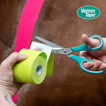 VETKIN Canine & Equine Kinesiology Tape Blue Veterinary Tape 2.4in - color: Blue