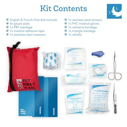 RC Pet Products Essential, Compact, Portable Pocket First Aid Kit