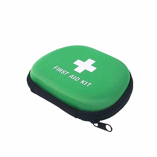 First Aid Hard Case Empty, First Aid Hard Case First Aid EVA Hard Red Medical Bag for Home Health First Emergency Responder Camping Outdoors (Green Small) - color: Green Small