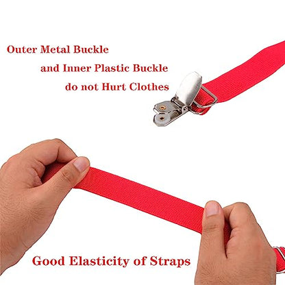 4 Pcs Dog Diaper Suspenders | Cat Suspenders | Female Male Dog Skirt Dress & Diaper Keeper | for Small Medium and Large Dogs (Black, Red, Pink, Blue, S) - size: Small