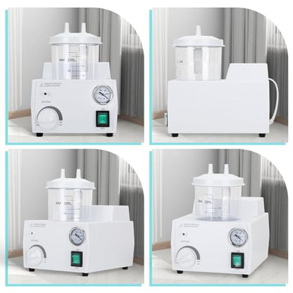 Portable Veterinary Suction Machine | Home Use with 1000ml Capacity 110V
