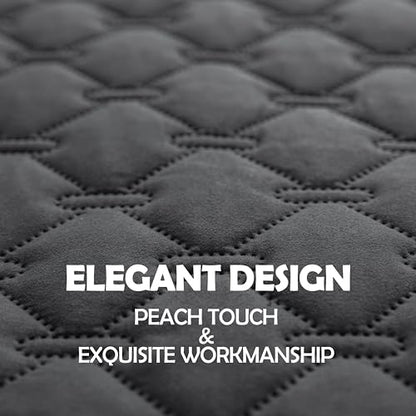 gogobunny Waterproof Armchair Covers for Pets, Anti Hair and Easy Care - color: Dark Grey, size: 30x30 Inch (Pack of 1)
