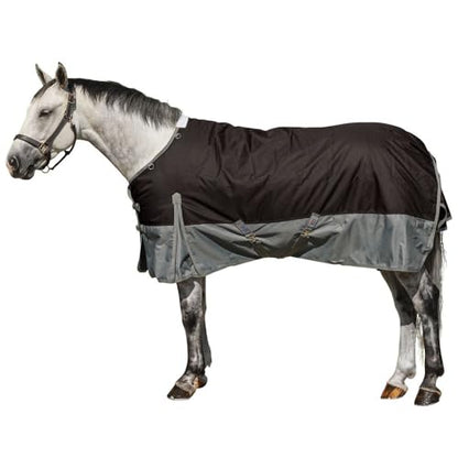 Dura-Tech Viking Horse Turnout Sheet | Open Front with 2 Buckle | Waterproof, Windproof & Breathable Blanket | Criss-Cross Surcingle | Winter Horse Blanket - size: Horse Size 78, style: Sheet (no insulation)