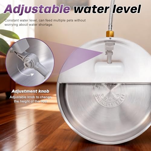 6L Automatic Dog Water Bowl Dispenser Outdoor
