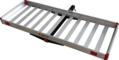 MaxxHaul 60" x 22" Aluminum Cargo Carrier Rack Basket for Luggage for SUV Truck Car Van - 500 lbs. Capacity, Silver - style: 50138- Non-Folding 60" x 22" Aluminum Cargo Carrier