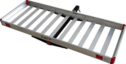 MaxxHaul 60" x 22" Aluminum Cargo Carrier Rack Basket for Luggage for SUV Truck Car Van - 500 lbs. Capacity, Silver - style: 50138- Non-Folding 60" x 22" Aluminum Cargo Carrier