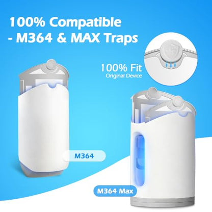16 Pack Refill Cartridge Compatible with Flying Insect Trap,Replacement 100% Fit