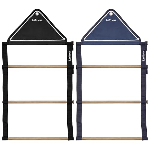 LeMieux Show Blanket Hanging Rack - Create Your Show Stable Set Up - Black - color: Black