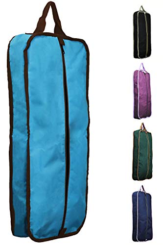 Derby Originals Padded 3 Layered Halter Bridle Carry Bags For Horse Tack- Keeps Tack Clean & Dry - color: Turquoise