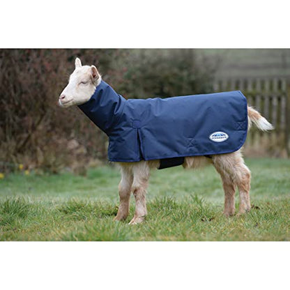 WeatherBeeta Goat Coat with Neck, Navy, Extra Small - color: Navy, size: XS