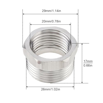 Float Valve, 1/2inch to 3/4inch Auto Fill Shut Off Water Float Valves | 304 Stainless Steel Fully Automatic Water Level Control for Water Tank, Pool, Tower, Livestock Troughs - style: Style 1