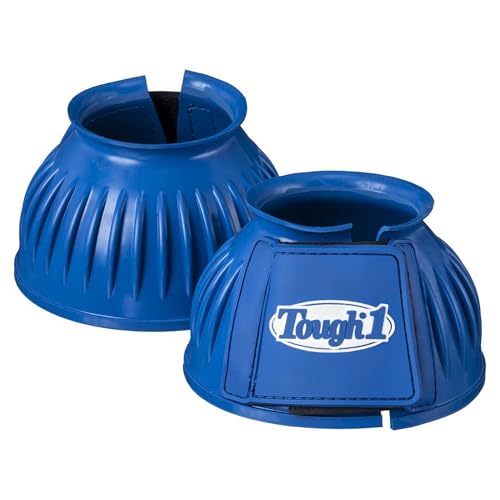 Tough 1 Heavy Duty Double Lock Bell Boots - color: Royal, size: Medium