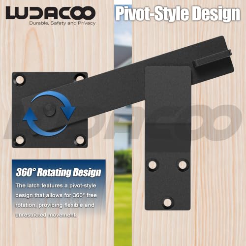 6" Extended Farm Flip Gate Latch