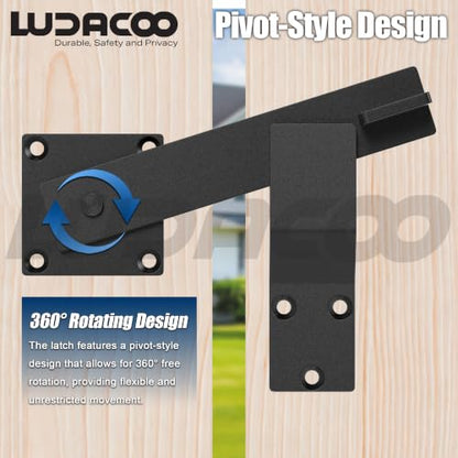 6" Extended Farm Flip Gate Latch