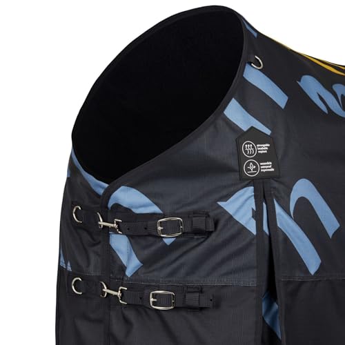 HORZE Nevada 1200D Lightweight Waterproof Horse Turnout Rain Sheet (No Fill) - Dark Navy - 69 in