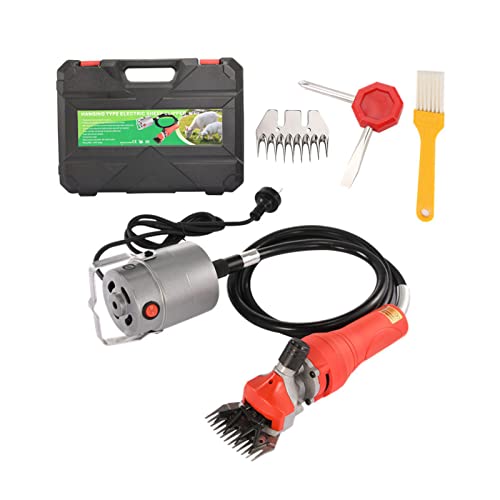 Electric Sheep Clippers 1000W Professional Wool Shears | 110V Sheep Shearing Machine with a 13-tooth blade and a 9-tooth blade