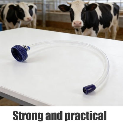 Calf Feeding Tube Lamb Drink Feeder Hose for Newborn Livestock Soft Liquid Dosing Attachment for Goat Sheep Farm Animal Care 21.65 in