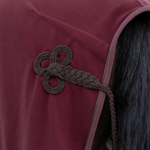 Equinavia Koselig Fleece Cooler - Cranberry Red - 72 in - color: Cranberry Red, size: 72 in