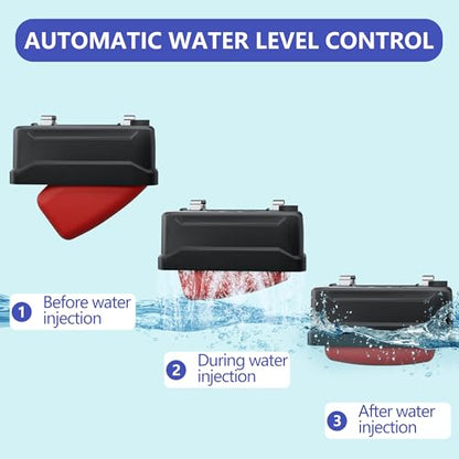 Water Trough Float Valve for Stock Tank – Includes 3/4" Hose Connectors, PTFE Tape & Mounting Kit – Water Level Control for Livestock Waterer, Poultry, Cattle, Goat, Horse, Pond (Float Valve-1PCS) - style: Float Valve-1PCS