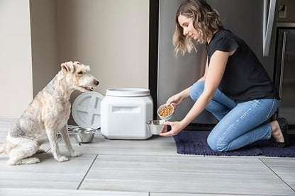 Vittles Vault Airtight Pet Food Storage Container + Scoop, Up to 30lbs - size: 30 Pounds