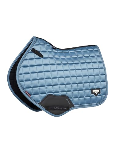 LeMieux Loire Close Contact Saddle Pad - Saddle Pads for Horses - Equestrian Riding Equipment and Accessories - color: Ice Blue