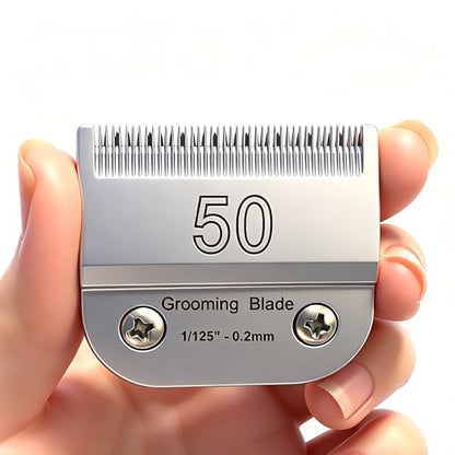 #50 Blade Dog Grooming Compatible with andis/wahl/Oster Clipper A5 Series - size: S50-2PCS