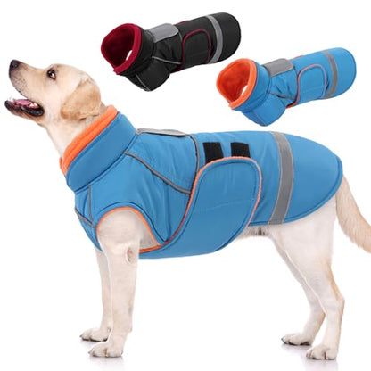 Dog Coat, XXL Dog Winter Jacket, Warm Jacket for Extra Large Dogs - color: Turquoise, size: XX-Large