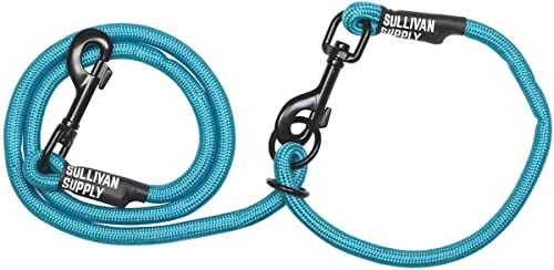 Nylon Goat Neck Tie with Snap Lead - color: Black (Blackout)