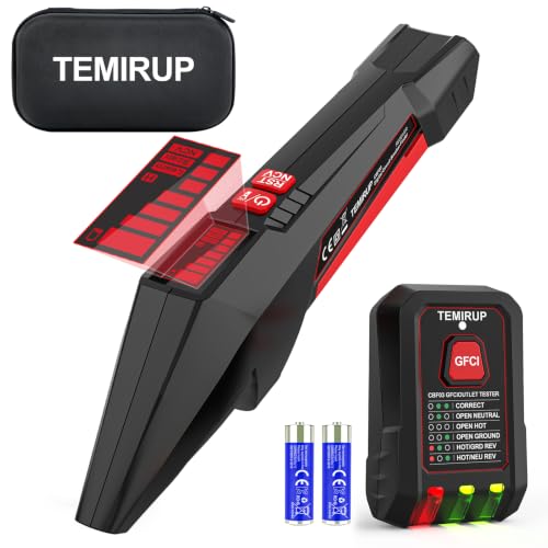 Circuit Breaker Finder Kit with LCD, GFCI Outlet Tester, Breaker Finder