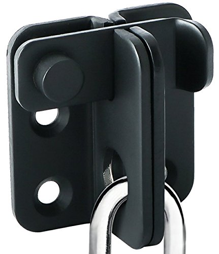 Alise Black Flip Latch Gate Latch,Shed Door Latch Barn Door Lock,S-Size | Stainless Steel Door Lock Latches for Shed Barn Wooden Fence Chicken Dog Cage Window Cabinet Backyard Garage - color: Matte Black, size: Small Size (SS)
